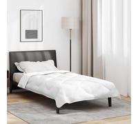 Duvet d'hiver Blanc Polyester Conforter Matelassé Literie en Microfibre vidaXL v
