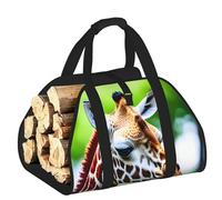 DUWAA Sac de rangement robuste pour intérieur ou extérieur Motif girafe