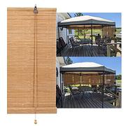 DUYULIANG Store en Bambou Store Enrouleur Bambou, Store Venitien Bois Store Extérieur, Murs Décoratifs, Occultant Respirant, Fournir Une Protection De La Vie Privée Et Un Espace Confortable Et Frais