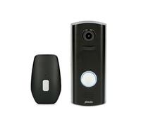 Alecto DVC600IP - Sonnette de porte sans fil avec caméra - noir