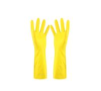 Dvj600 Gants de protection antidérapants en caoutchouc pour jeux en plein air et ménage Jaune 30 cm