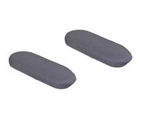 Dvj676 - Ensemble de housses d'accoudoirs de chaise ergonomiques, douces, extensibles, élastiques pour chaises de bureau d'ordinateur, protections durables et confortables pour l'entraînement et les