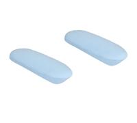 Dvj676 - Ensemble de housses d'accoudoirs de chaise ergonomiques douces, extensibles, élastiques pour chaises de bureau d'ordinateur, protections durables et confortables pour l'entraînement et les