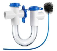 DVMSIEF Siphon à Condensats en U Collecteur de condensats en Forme U PVC | 3 4 pouces d'eau de vidange CVC AC