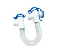 DVMSIEF Siphon à Condensats en U Condensat de Siphon en PVC U 3 4 Pouces | Accessoire compact de remplacement, installation facile