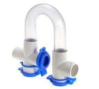 DVMSIEF Siphon à Condensats en U Ensemble de condensats en PVC Transparent avec Siphon U