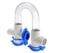 DVMSIEF Siphon à Condensats en U Ensemble de condensats en PVC Transparent avec Siphon U