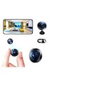 DVONE Mini Caméra Espion, WiFi 1080P HD Mini Caméra de Surveillance Interieur/Extérieur sans Fil avec Audio et Vidéo, avec Enregistrement Longue Batteries, pour l'extérieur/intérieur