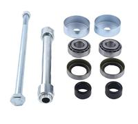 DVPARTS Kit de reconstruction de roue de roulette avant compatible avec l'essieu 126-5361 Toro Exmark 103-0063 Joints 1-633584 1-633585 Roulements 103-3051 Bagues 103-2768 Pare-poussière + boulon et