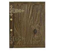 DWA Protège menus en Bois Carte Menu Securit Présentoir A4 pour Restaurant, Café, Bar, Bistro, Buvette, Accessoires métalliques élégants, Possibilité Gravure Logo Gratuite.