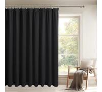 DWCN 1 Rideau à Galon fronceur, occultant, Thermique, séparateur de pièce, pour Salon, Chambre à Coucher, Protection Contre Le Froid, 250 x 245 cm (Largeur x Hauteur)