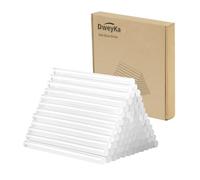 Dweyka 50 Pièces Bâtons de Colle Chauds 11mm x 200 mm, Transparents baton colle pour Pistolet à Colle Chaude, Séchage Rapide pour Bricolage, Artisanat, Réparations