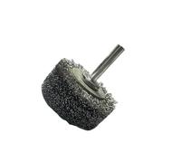 dwxnauixl Brosse à roue flexible, brosse métallique en acier pour le décapage de la rouille et le polissage du bois. Les côtés des poils peuvent également