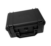dwxnauixl Coffret de Rangement Portable pour Outils, boîte Rigide étanche, Organisateur de clés et Accessoires pour Outils, matériel de réparation, Noir, 26 x 22.3 x 10.3 cm