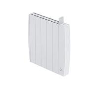 Dx 755110 - Radiateur céramique à inertie connecté FABIO 1000 W - 49,6 × 9 × 58 cm - Blanc