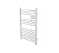 DREXON - Sèche-Serviettes Électrique LYRIA Salle de Bain 750W - Technologie Sans Fluide - Programmable - Fil Pilote 6 Ordres - Mode Boost - Détection Fenêtre Ouverte - Blanc