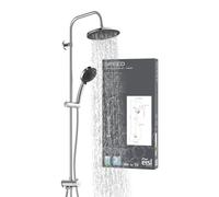 DX12051U, ensemble de douche de plafond, finition chrome
