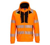 Dx4 - Sweat à Capuche Zippé Haute-visibilité - Taille Xxxl - Orange/noir - Portwest