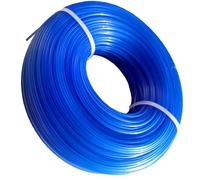 DY.2ten Fil de Coupe Universel pour Débroussailleuse, 1,6 mm x 100m, Bobine de Fil Nylon Rond Idéal pour Coupe-Bordure, Fil de Remplacement de Haute Qualité