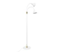 Dyberg Larsen Lilje Lampadaire Blanc/ Laiton