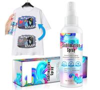 Dyiouxin Revêtement par Sublimation,Spray de Sublimation,100ml Spray de Sublimation Lumineux à Séchage Rapide,pour Coton,y Compris Tous Les Tissus,Cartons,Toile,Séchage Rapiet Super Adhérent