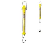 Dynamomètre (10N) - Instrument Portable De Mesure De Précision | Peson À Crochet Pour Newton, Outil Pédagogique | Forme Tubulaire, 25cm, Destiné Aux Démonstrations En Classe, Établissements Scolaires,