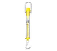 Dynamomètre éducatif à ressort pour la physique, l'enseignement, l'école, le laboratoire, la force de mesure jusqu'à 50 N avec double crochet, échelle à ressort avec base en métal