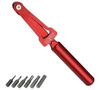 Dynamométrique Vélo Route pour vtt Écran Digital 0-18NM Dynamométrique | Alliage aluminium léger, construction pour robuste, longue durée, résistance pour usure, design compact(Red)