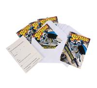 DYNASTRIB- Batman Cartes d'invitation x 6, 9005484, Multicolore, 10 X 15 CM