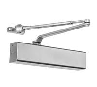 Dynasty Hardware 8500-HO-ALUM Ferme-porte à montage en surface avec bras ouvert, aluminium pulvérisé