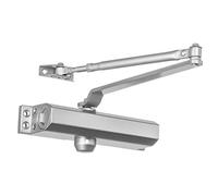 Dynasty Série 4000 Ferme-porte hydraulique automatique, Aluminium pulvérisé, Qualité commerciale, Ressort de taille 4