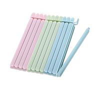 DYOUen Lot de 12 clips de fermeture pour sachets de 20 cm - Grands clips de fermeture pour cuisine, nourriture, sandwich, collations, sacs à café (12)