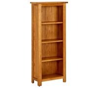 DYRJDJWIDHW Bibliothèque à 4 Niveaux 45x22x110 cm Bois de chêne Massif Étagère à Livres Rustique Dangle Design Salon Bureau Rangement Mural Meuble bibliothèque décoratif sécurisé pour Salon Bureau