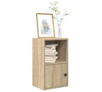 DYRJDJWIDHW Bibliothèque chêne Sonoma 31x24x52 cm Bois d ingénierie étagère Livres Rangement Porte Flexible Salon Bureau Petit Espace