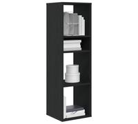 DYRJDJWIDHW Bibliothèque Noir 34x31x112 cm Bois d’Ingénierie Étagère à Livres Rangement Salon Bureau Meuble Bibliothèque Stable Facile à Nettoyer avec Dessus pour Décoration
