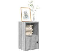 DYRJDJWIDHW Bibliothèque Sonoma Gris 31x24x52 cm Bois d ingénierie étagère avec Armoire Porte réglable Rangement Livres élégant Salon Bureau décor intérieur Stable Durable Facile Nettoyage
