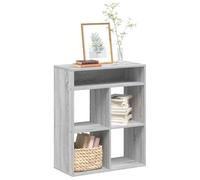 DYRJDJWIDHW Bibliotheque Sonoma Gris 66x31x80 cm Bois d ingenierie Etagere Livres Rangement Murale de Rangement Etagere Presentation Meuble bibliotheque avec Dessus Robuste