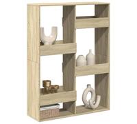 DYRJDJWIDHW Cloison de séparation chêne Sonoma 100x33x135cm Bois ingénierie séparateur pièce Moderne Design Rangement étagère bibliothèque Salon Bureau