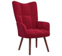 DYRJDJWIDHW Fauteuil Salle a Manger,chaises scandinaves,Chaise de Relaxation Rouge Bordeaux VeloursIdéal pour Les Restaurants, Les terrasses, Les fêtes