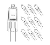 DYYK Ampoule halogène G4 12V 5W 10W 20W 35W 50W, Lot de 10 Ampoules halogènes G4, Globe Lumineux, Lampe LED à Double Broche JC, Blanc Chaud, Lampe de Remplacement (Size : 35W)