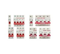 DZ47 400V 1-4P 3-125A C Type Circuit Breaker MCB Short Overload Circuit Protector 35mm Din Rail Breaking Capacity 6KA BIANMTSW(4P,10A)