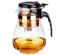 Carafe en verre de 1,65 L avec gâchette pour infusion (réf. 259418)