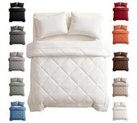 DZ'HUE Lunex Couette 2 en 1, Couette Lunex Easy Sleep, avec 2 Taies d'oreiller, pour Toutes Les Saisons, Lavable en Machine, Doux Et Confortable pour La Maison Et L'ExtéRieur (Weiß,140 * 200cm)