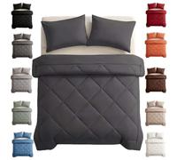 DZ'HUE Lunex Couette 2 en 1, Couette Lunex Easy Sleep, avec 2 Taies d'oreiller, pour Toutes Les Saisons, Lavable en Machine, Doux Et Confortable pour La Maison Et L'ExtéRieur (Grau,230 * 230cm)