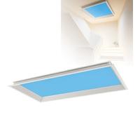 DzkZen Plafonnier Blue Sky Light ContrôLé par Un Rythme Biologique pour Simuler La LumièRe du Soleil, éClairage Artificiel à TempéRature Couleur RéGlable Salon Embedded-32cm*122cm