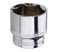 DzpKrka Douille 36 Mm Pour Embout 1/2 Pouce | Douille Hexagonale 6 Pans Pour Cliquets À Embout | Extracteur D'Écrous D'Essieu En Acier Pour Entretien Poids Lourds Et Engins De Chantier