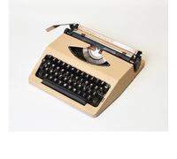 DZZTHSH Machine à écrire mécanique anglaise en métal, machine à écrire manuelle traditionnelle portable, machine à écrire de style rétro, adaptée à l'écriture de lettres et à l'écriture créative