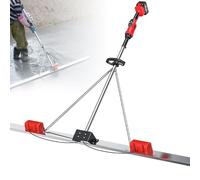 DZZTHSH Règle de grattage de béton, règle vibrante à béton Haute fréquence, niveleuse en Acier Inoxydable, ajustez Librement l'engrenage pour répondre à différentes Conditions de Travail