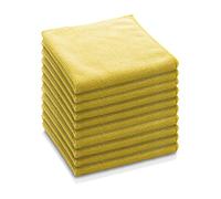 E-Cloth Chiffon de nettoyage multi-usage, Microfibre, Jaune, Pack de 10