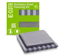 E-Cloth Chiffon de nettoyage pour l’inox, Microfibre, Gris, Pack de 1